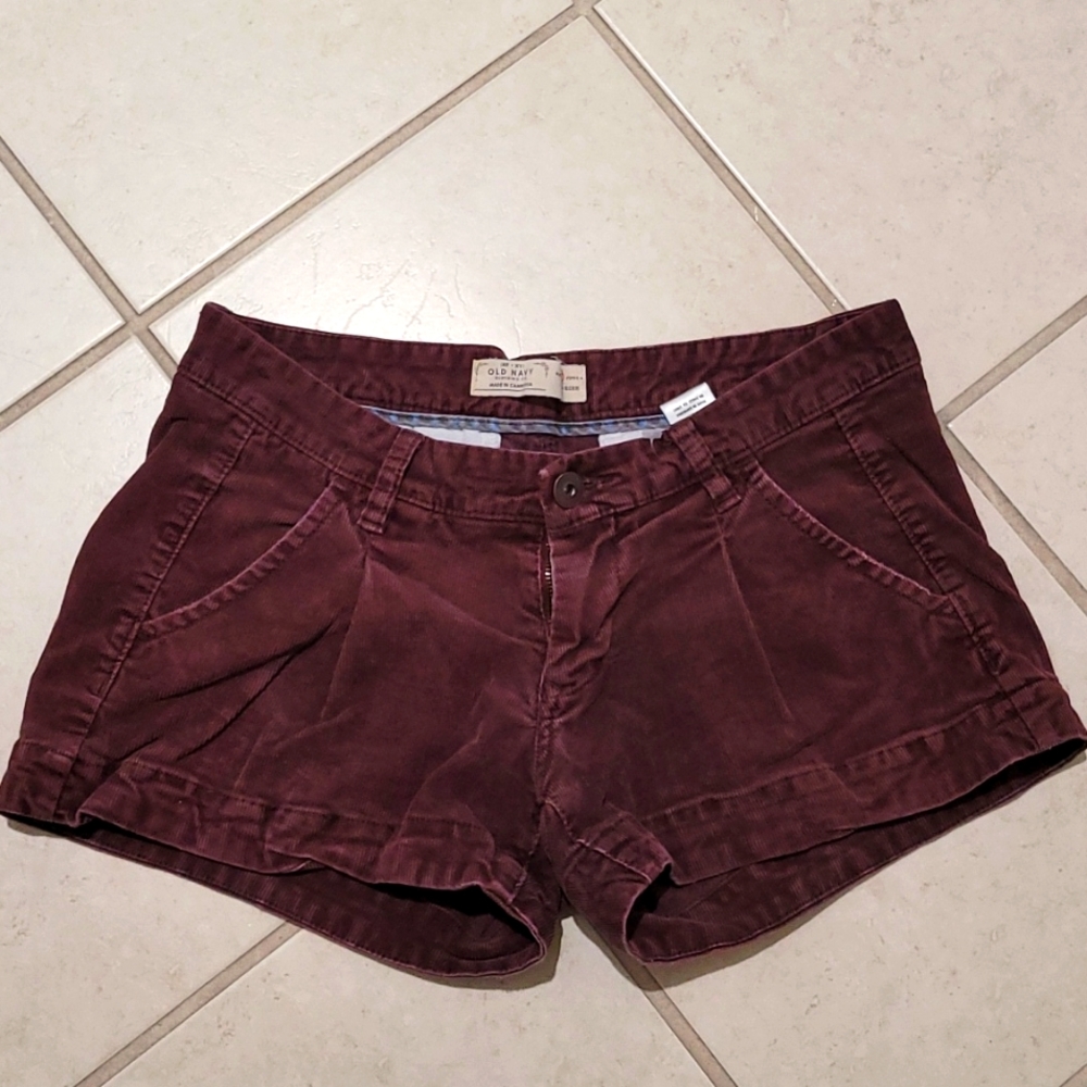 Old Navy corduroy shorts